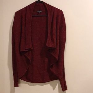 Express Red Cardigan XS